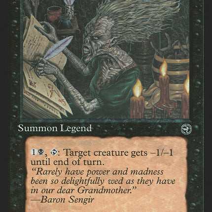 Grandmother Sengir [Homelands]