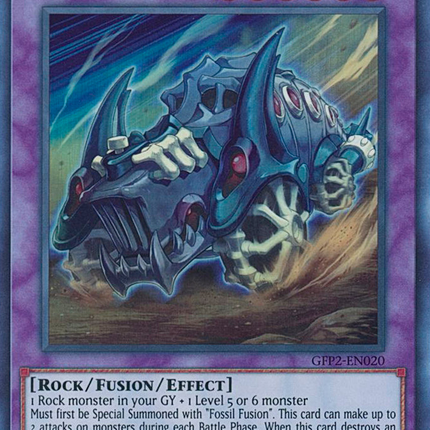 Fossil Machine Skull Wagon [GFP2-EN020] Ultra Rare