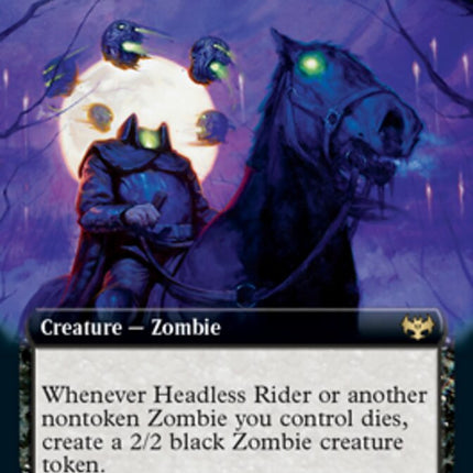 Headless Rider (Extended Art) [Innistrad: Crimson Vow]