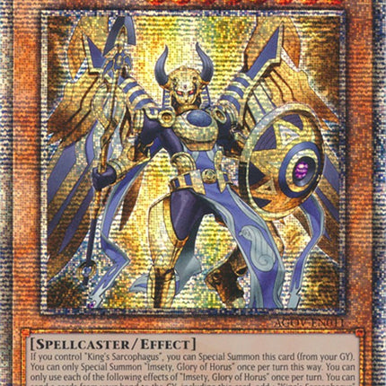 Imsety, Glory of Horus (Quarter Century Secret Rare) [AGOV-EN011] Quarter Century Secret Rare