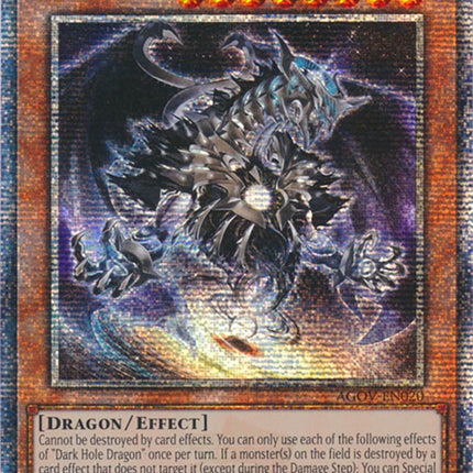 Dark Hole Dragon (Quarter Century Secret Rare) [AGOV-EN020] Quarter Century Secret Rare