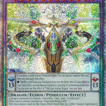 Odd-Eyes Arcray Dragon (Quarter Century Secret Rare) [AGOV-EN030] Quarter Century Secret Rare