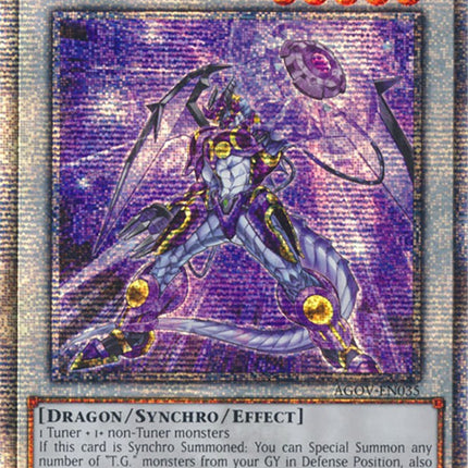 T.G. Over Dragonar (Quarter Century Secret Rare) [AGOV-EN035] Quarter Century Secret Rare
