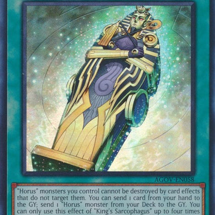 King's Sarcophagus [AGOV-EN058] Ultra Rare
