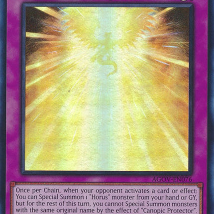 Canopic Protector [AGOV-EN076] Super Rare