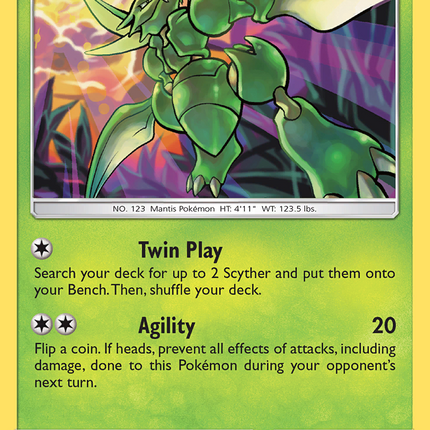 Scyther (4/168) [Sun & Moon: Celestial Storm]