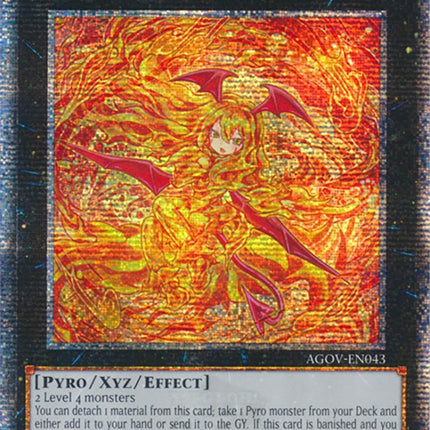 Infernal Flame Banshee (Quarter Century Secret Rare) [AGOV-EN043] Quarter Century Secret Rare