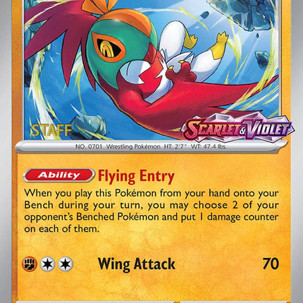 Hawlucha (007) [Staff] [Scarlet & Violet 151]