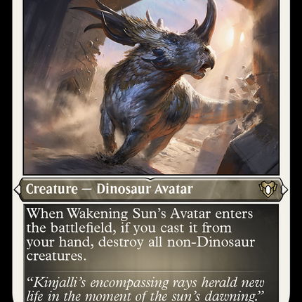 Wakening Sun's Avatar (Foil Etched) [Commander Masters]
