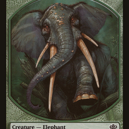 Elephant Token [Duel Decks: Garruk vs. Liliana Tokens]