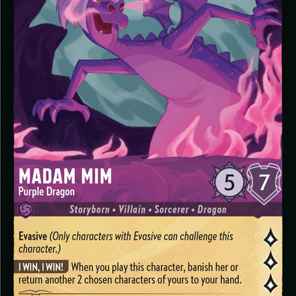 Madam Mim - Purple Dragon (47/204) [Rise of the Floodborn]