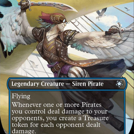 Malcolm, Keen-Eyed Navigator (Borderless) [The Lost Caverns of Ixalan Special Guests]