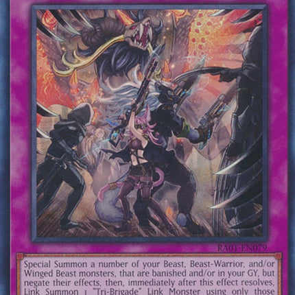 Tri-Brigade Revolt [RA01-EN079] Super Rare