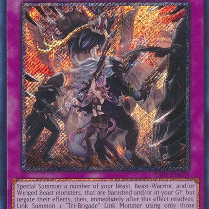 Tri-Brigade Revolt [RA01-EN079] Platinum Secret Rare