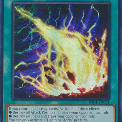 Lightning Storm [RA01-EN061] Super Rare