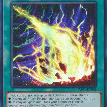 Lightning Storm [RA01-EN061] Ultra Rare