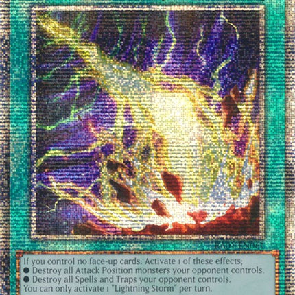 Lightning Storm [RA01-EN061] Quarter Century Secret Rare