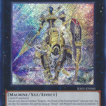 Dingirsu, the Orcust of the Evening Star [RA01-EN040] Secret Rare