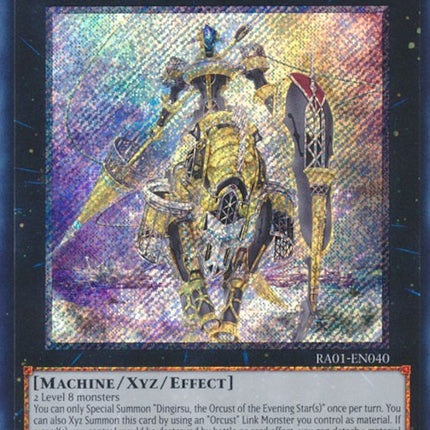 Dingirsu, the Orcust of the Evening Star [RA01-EN040] Platinum Secret Rare