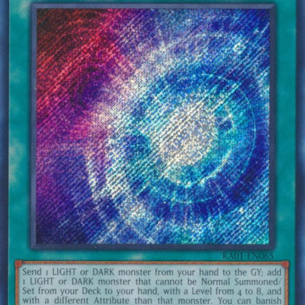 Chaos Space [RA01-EN065] Secret Rare
