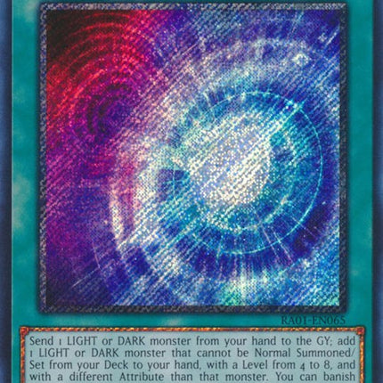 Chaos Space [RA01-EN065] Platinum Secret Rare