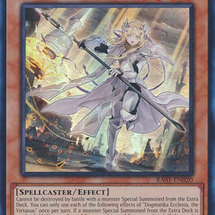 Dogmatika Ecclesia, the Virtuous [RA01-EN020] Super Rare