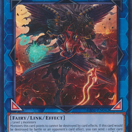 Cherubini, Ebon Angel of the Burning Abyss [RA01-EN042] Super Rare