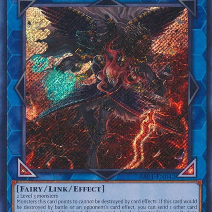 Cherubini, Ebon Angel of the Burning Abyss [RA01-EN042] Secret Rare