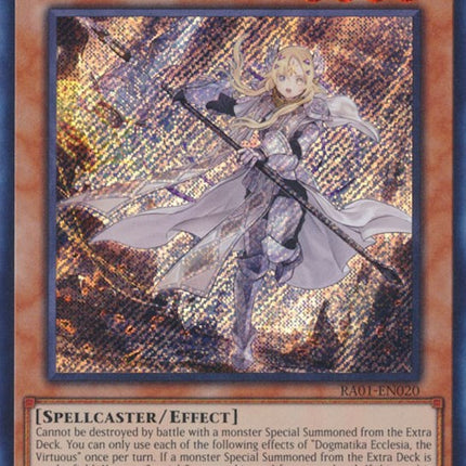 Dogmatika Ecclesia, the Virtuous [RA01-EN020] Secret Rare