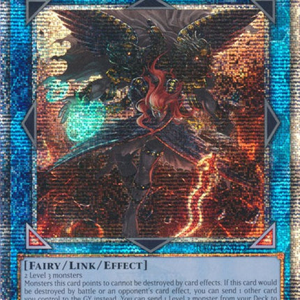 Cherubini, Ebon Angel of the Burning Abyss [RA01-EN042] Quarter Century Secret Rare