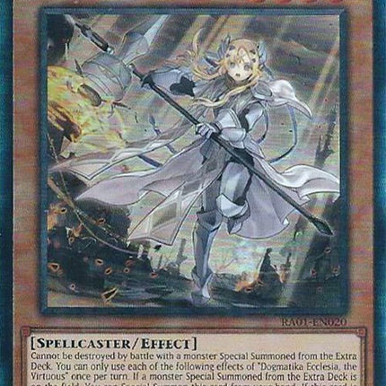 Dogmatika Ecclesia, the Virtuous [RA01-EN020] Prismatic Ultimate Rare