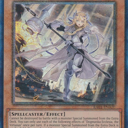 Dogmatika Ecclesia, the Virtuous [RA01-EN020] Prismatic Collector's Rare