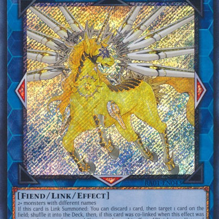Knightmare Unicorn [RA01-EN043] Platinum Secret Rare