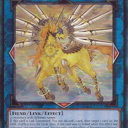 Knightmare Unicorn [RA01-EN043] Prismatic Ultimate Rare