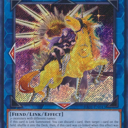 Knightmare Unicorn (Alternate Art) [RA01-EN043] Secret Rare