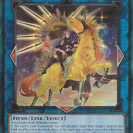 Knightmare Unicorn (Alternate Art) [RA01-EN043] Prismatic Ultimate Rare