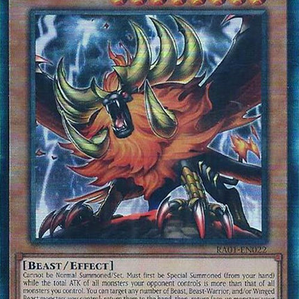 Alpha, the Master of Beasts [RA01-EN022] Prismatic Ultimate Rare