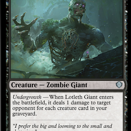 Lotleth Giant [Starter Commander Decks]