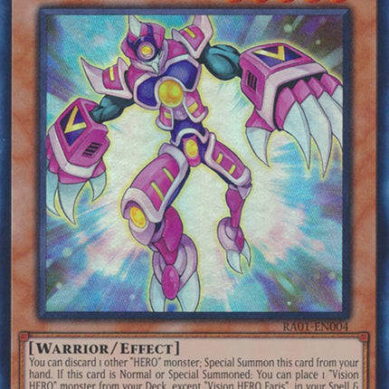 Vision HERO Faris [RA01-EN004] Super Rare