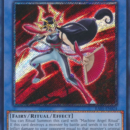 Cyber Angel Benten [RA01-EN024] Platinum Secret Rare
