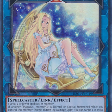 Artemis, the Magistus Moon Maiden [RA01-EN049] Super Rare
