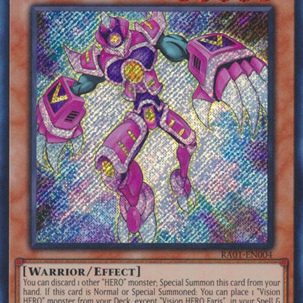 Vision HERO Faris [RA01-EN004] Secret Rare