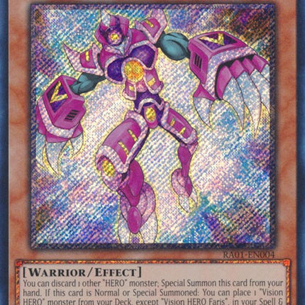 Vision HERO Faris [RA01-EN004] Platinum Secret Rare