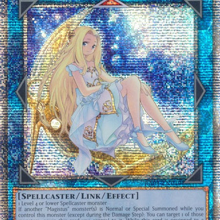 Artemis, the Magistus Moon Maiden [RA01-EN049] Quarter Century Secret Rare