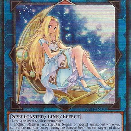Artemis, the Magistus Moon Maiden [RA01-EN049] Prismatic Ultimate Rare