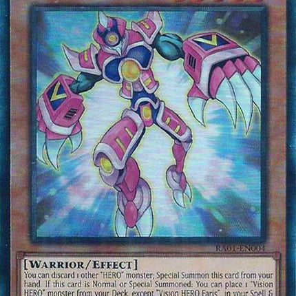 Vision HERO Faris [RA01-EN004] Prismatic Ultimate Rare