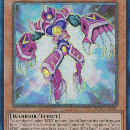 Vision HERO Faris [RA01-EN004] Prismatic Collector's Rare