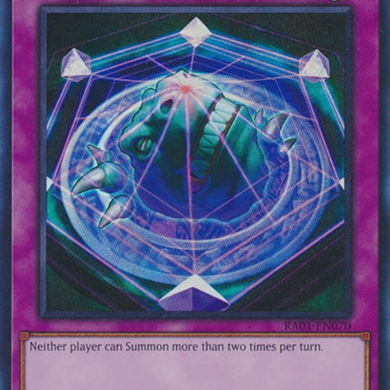 Summon Limit [RA01-EN070] Super Rare