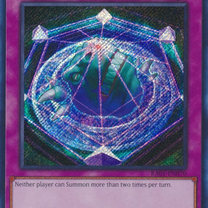 Summon Limit [RA01-EN070] Secret Rare