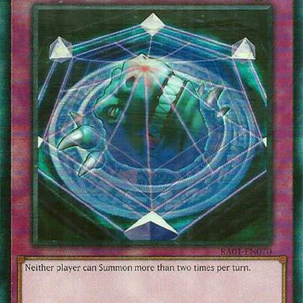 Summon Limit [RA01-EN070] Prismatic Ultimate Rare